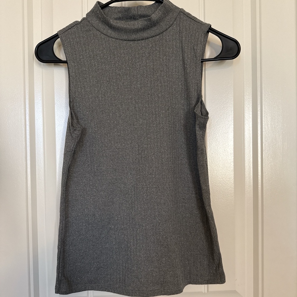 Eye Candy Charcoal Sleeveless Top